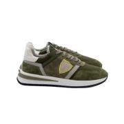 Gemengde Suède Tropez Sneakers Philippe Model , Green , Heren