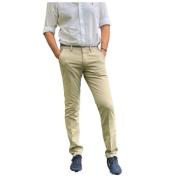 Slim Fit Chino Broek Mason's , Beige , Heren