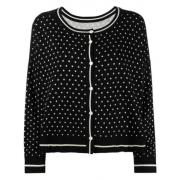 Sterren Design Cardigan Twinset Twinset , Black , Dames