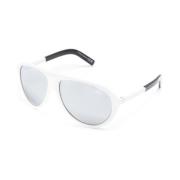 Witte zonnebril met originele accessoires Moncler , White , Unisex