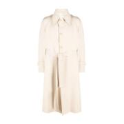 Belted Coats Giuliva Heritage , Beige , Heren