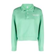 Klassieke Witte Polo Sweatshirt Vrouwen Sporty & Rich , Green , Dames