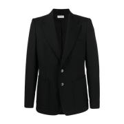 Elegante zwarte blazer voor heren Dries Van Noten , Black , Heren