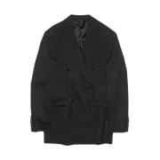 Zwarte Pak Fn-Wn-Suit000501 Acne Studios , Black , Dames