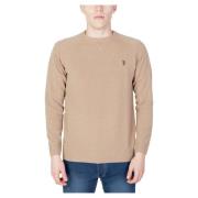 Heren Wollen Trui U.s. Polo Assn. , Beige , Heren