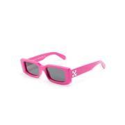 Roze Zonnebril met Originele Hoes Off White , Pink , Dames