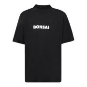 Zwart Logo T-Shirt Bonsai , Black , Heren