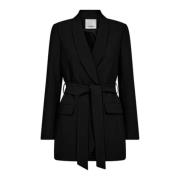 Volacc Belt Blazer 30129 Zwart Co'Couture , Black , Dames