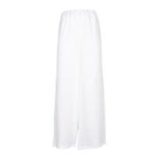Wide Trousers NIU , White , Dames
