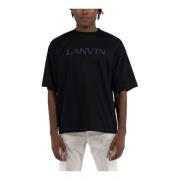 Oversized Puffer T-Shirt Lanvin , Black , Heren