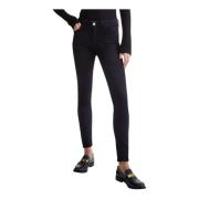 Hoge taille bottom up jeans voor dames Liu Jo , Black , Dames