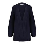 Open Gebreid Cardigan Liviana Conti , Black , Dames