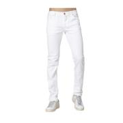 Witte Jeans, Model Nick, Slim Fit, Knoopsluiting, Stretch Jacob Cohën ...