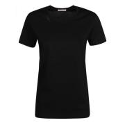 Zwart T-Shirt Moncler , Black , Dames