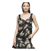 Dames top met printpatroon Gaëlle Paris , Black , Dames