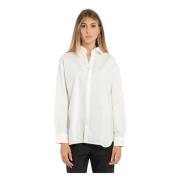 Witte Overhemd met Wijdvallende Achterkant A.p.c. , White , Dames