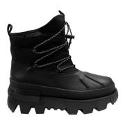 Mallard Zwarte Veterschoenen Moncler , Black , Heren