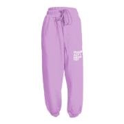 Sweatpants met Logo Print voor Dames Pharmacy Industry , Purple , Dame...