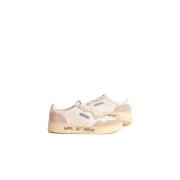 Roze Medalist Sneakers met Leren Bovenwerk Autry , White , Dames