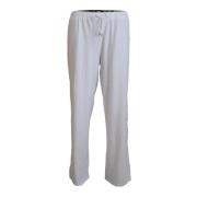 Wijde broek, wit, gemaakt in Italië John Galliano , White , Heren