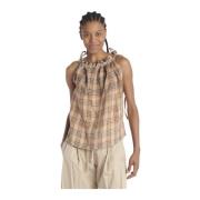 Sleeveless Tops Jejia , Brown , Dames