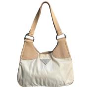 Pre-owned Nylon prada-bags Prada Vintage , Beige , Dames