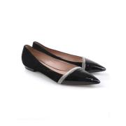 Pre-owned Suede flats Armani Pre-owned , Black , Dames