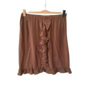 Pre-owned Silk bottoms Marni Pre-owned , Brown , Dames