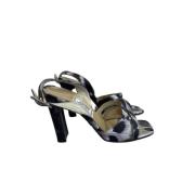 Pre-owned Canvas sandals Versace Pre-owned , Black , Dames