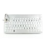 Leren Vintage Tassen Chanel Vintage , White , Dames