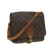 Pre-owned Canvas louis-vuitton-bags Louis Vuitton Vintage , Brown , Da...