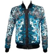 Pre-owned Fabric outerwear Versace Pre-owned , Blue , Dames