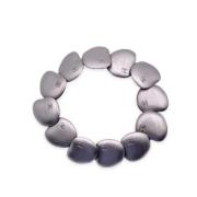 Pre-owned Metal bracelets Chanel Vintage , Gray , Dames