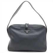 Pre-owned Leather handbags Prada Vintage , Blue , Dames