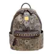 Pre-owned Leather backpacks MCM Pre-owned , Brown , Dames