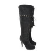 Pre-owned Laarzen Saint Laurent Vintage , Black , Dames