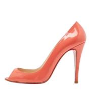 Pre-owned Pumps Christian Louboutin Pre-owned , Orange , Dames