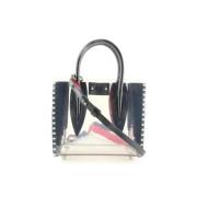 Pre-owned Leather handbags Christian Louboutin Pre-owned , Gray , Dame...