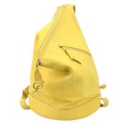 Pre-owned Leather backpacks Loewe Pre-owned , Yellow , Unisex