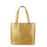 Pre-owned Draagtas Louis Vuitton Vintage , Yellow , Dames