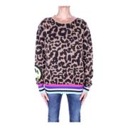 Gestippelde truien met dierenprint Barrow , Multicolor , Dames