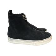 Pre-owned Suede sneakers Celine Vintage , Black , Dames