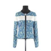 Pre-owned Cotton outerwear Louis Vuitton Vintage , Blue , Dames