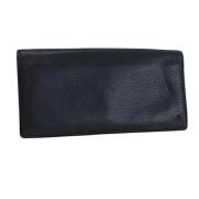 Pre-owned Leather wallets Loewe Pre-owned , Black , Dames