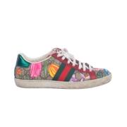 Pre-owned Canvas sneakers Gucci Vintage , Multicolor , Dames