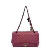 Pre-owned Leather chanel-bags Chanel Vintage , Pink , Dames