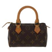 Pre-owned Canvas louis-vuitton-bags Louis Vuitton Vintage , Brown , Da...