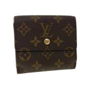 Pre-owned Canvas wallets Louis Vuitton Vintage , Black , Dames
