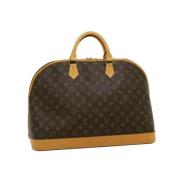 Pre-owned Canvas handbags Louis Vuitton Vintage , Brown , Dames