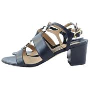 Pre-owned Sandalen Salvatore Ferragamo Pre-owned , Black , Dames